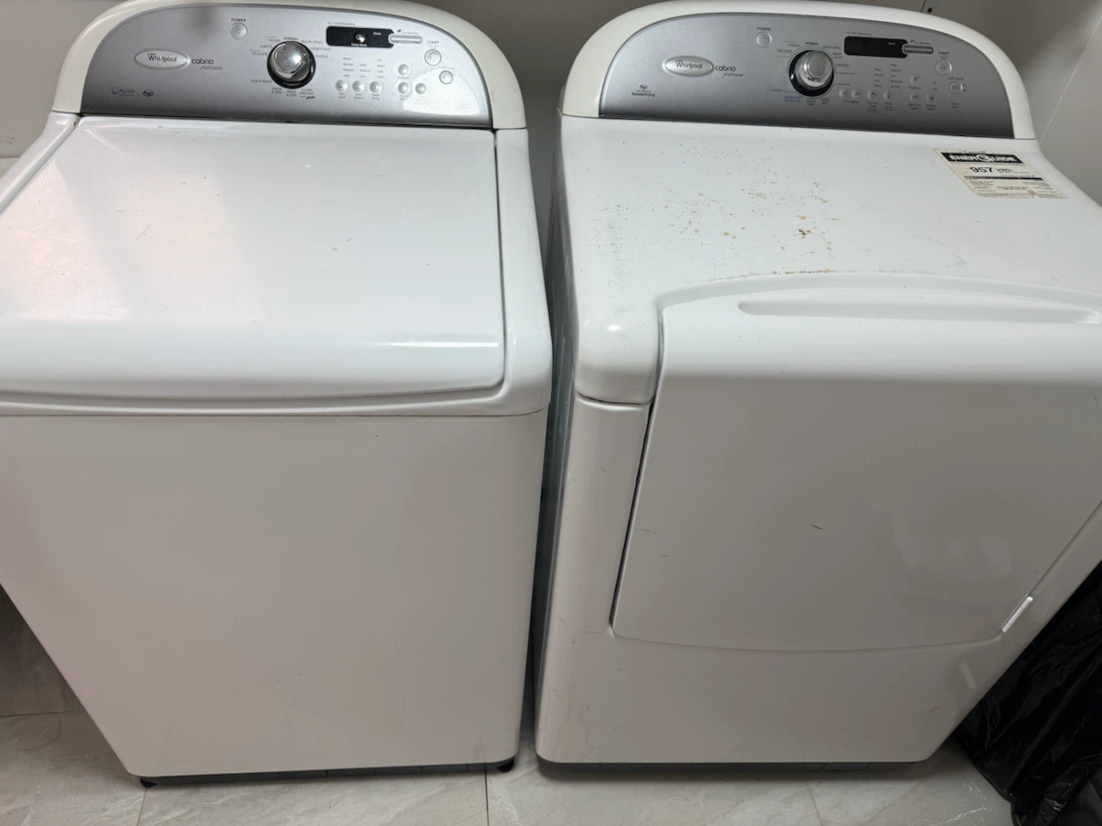 Whirlpool Cabrio Electric Washer &  Dryer