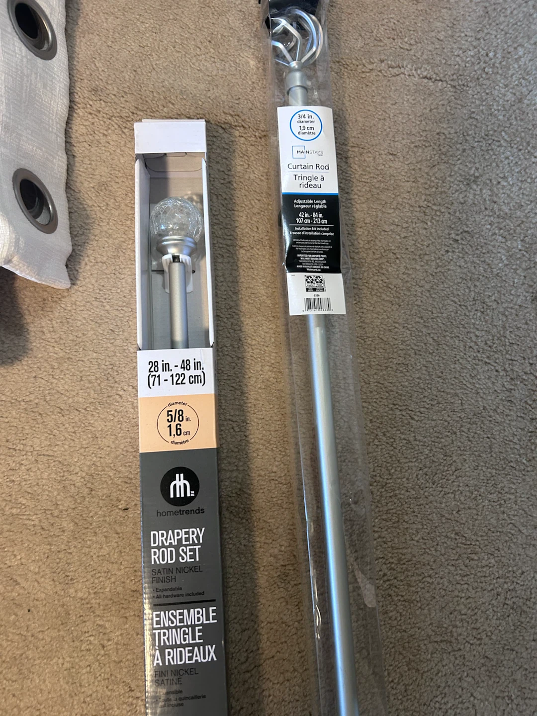 HomeTrends & Kirsch Curtain Rods