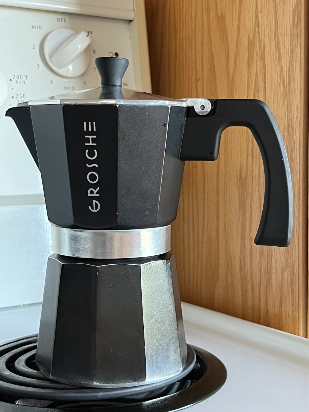 Grosche 6 Espresso Maker Moka Pot - Black - photo 2