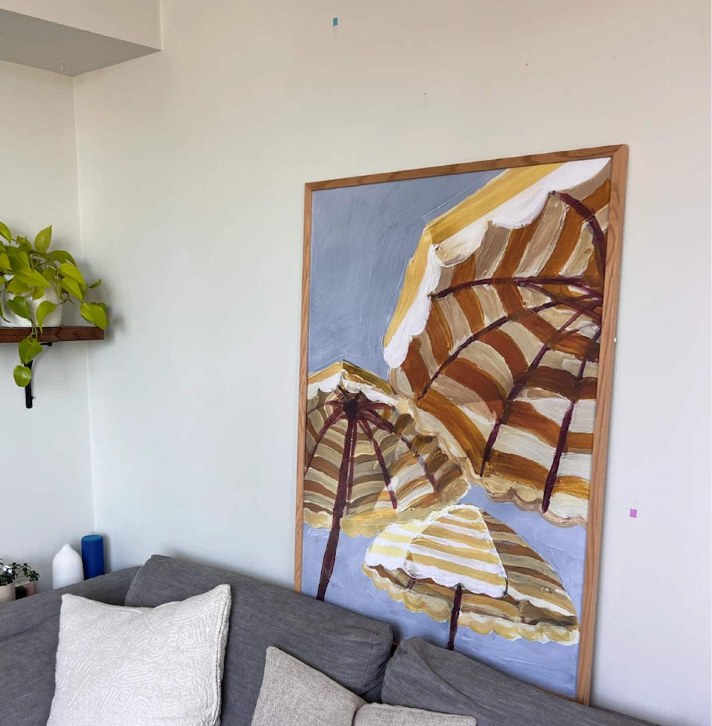 Art Print 70x100cm in Oak Frame