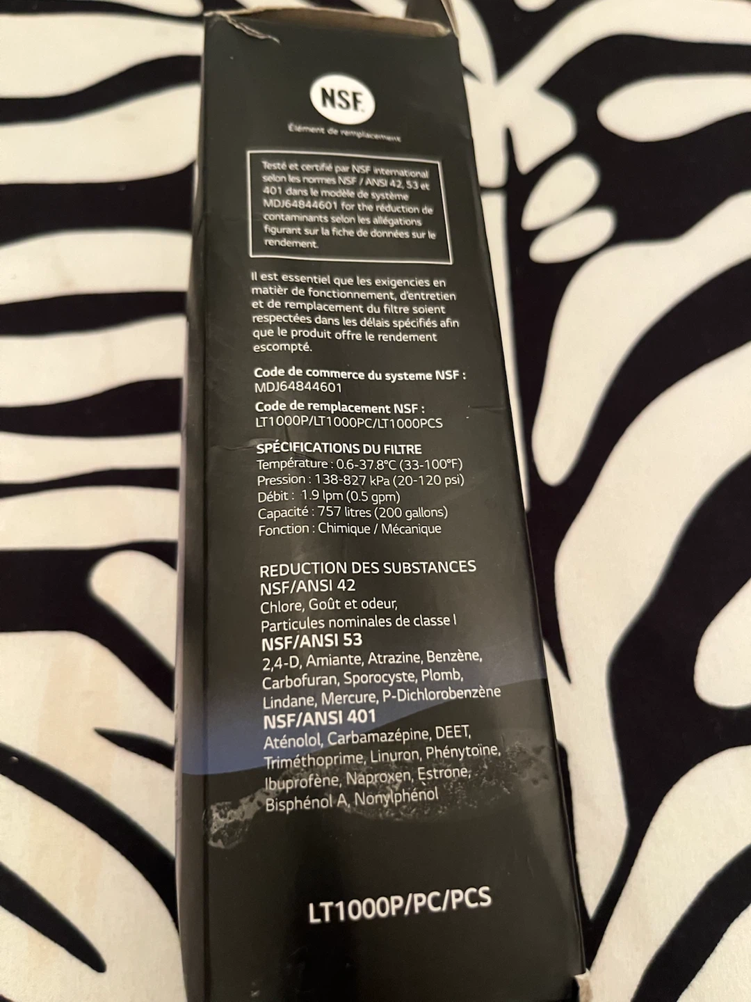 💦 LG LT1000P replacement refrigerator water filter 💦 - photo 3