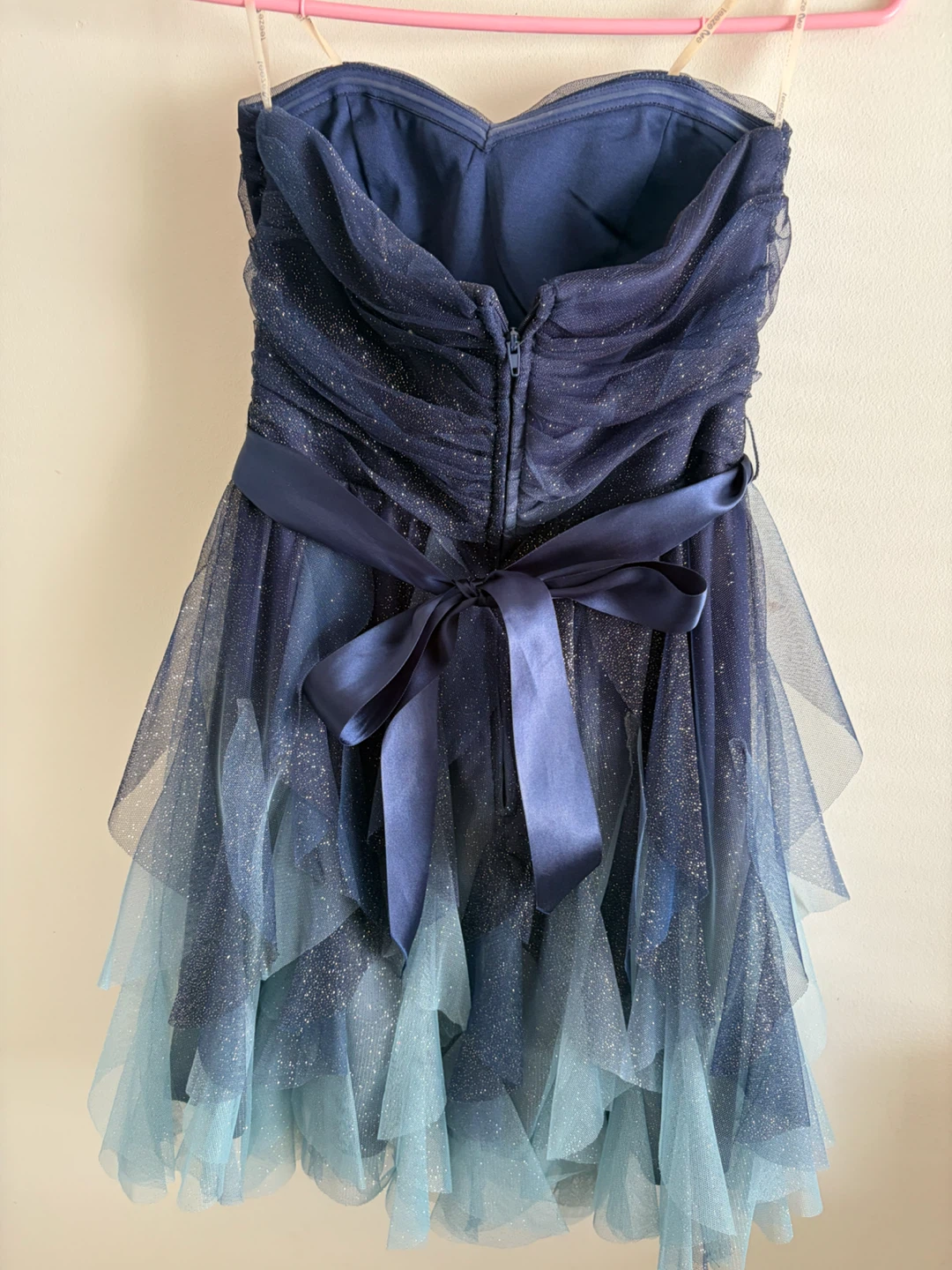 Teeze Me Strapless Sparkle Tulle Dress - photo 2