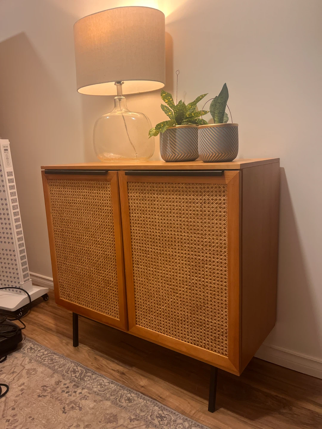 Cane Door Sideboard Cabinet
