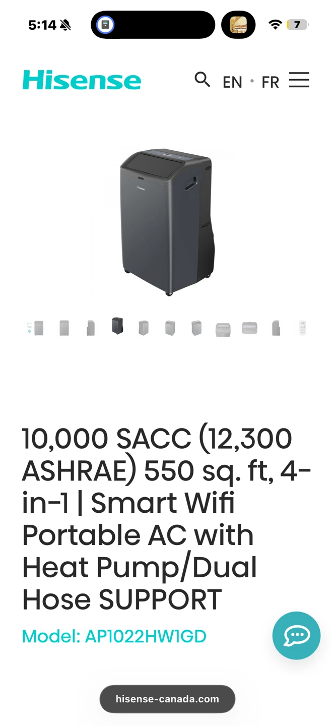 Hisense Portable Air Conditioner - photo 3