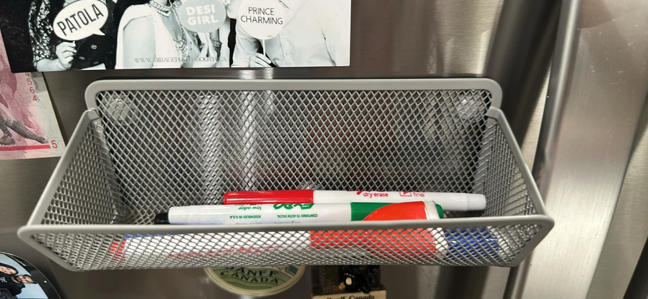 Magnetic Caddy for lockers and holding markers