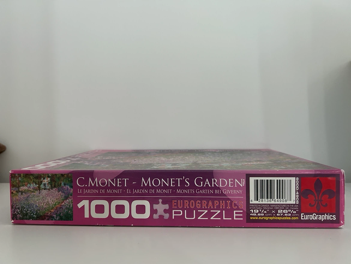 Eurographics Claude Monet's Garden 1000 Piece Puzzle - photo 2