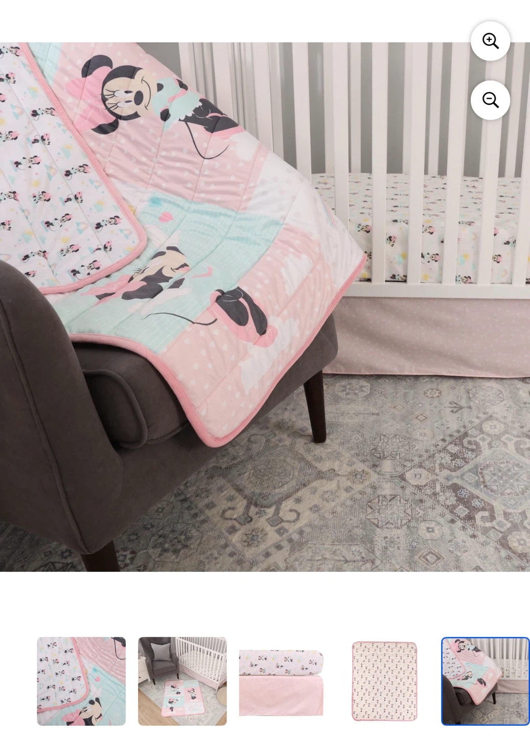 Disney Baby Minnie Mouse 3 Piece Crib Set - photo 2