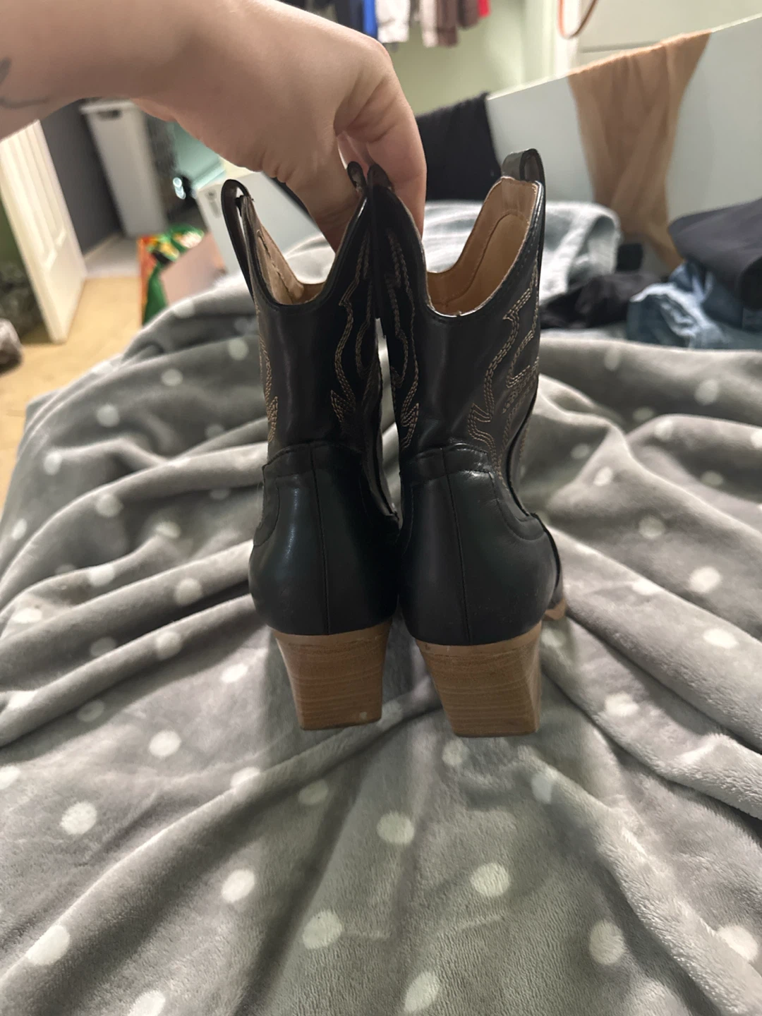 Black Cowboy Boots - photo 3