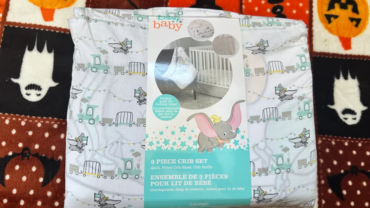 Disney Baby Dumbo 3 Piece Crib Bedding Set - photo 3