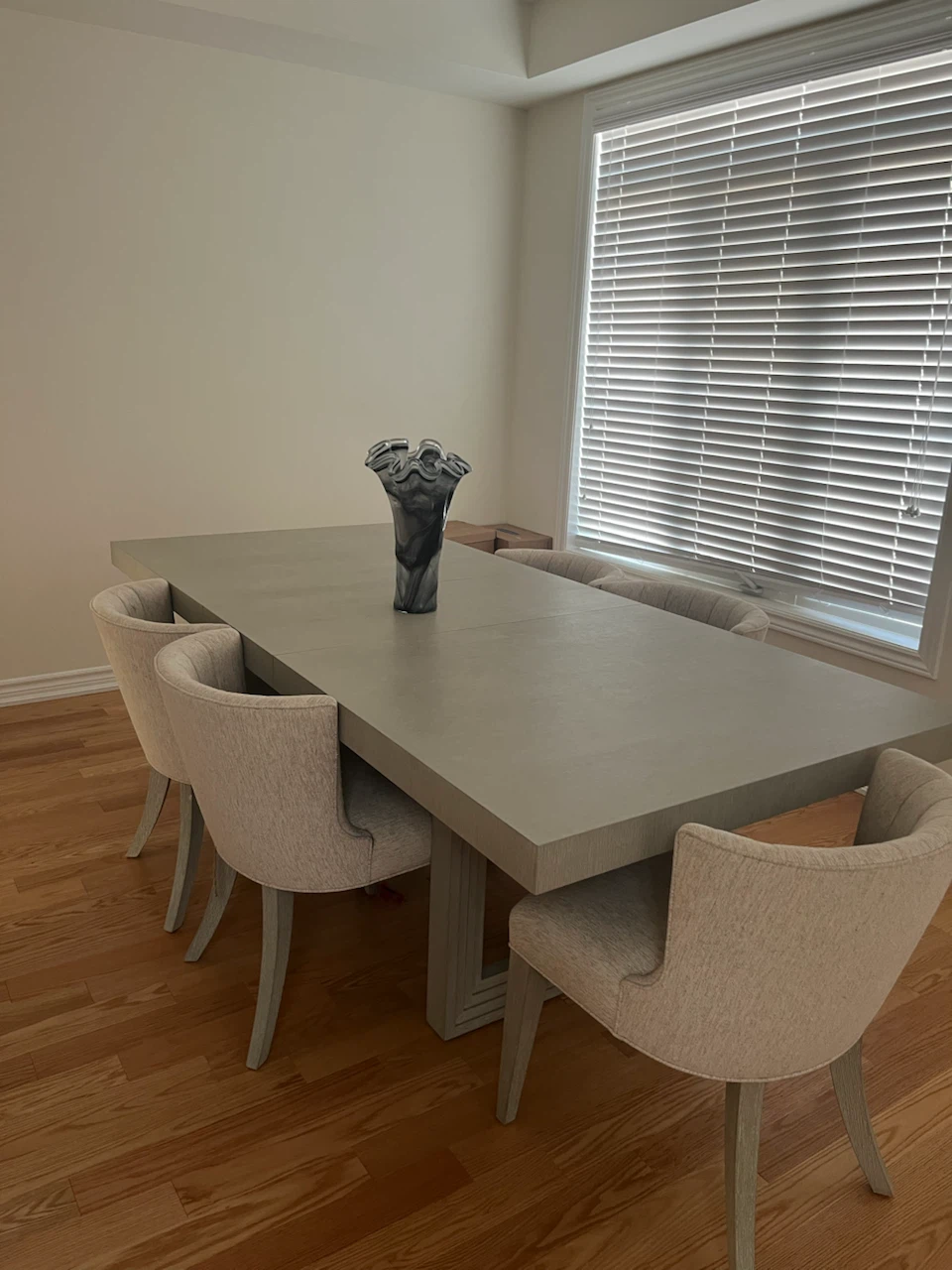 Grey Upholstered Dining Chairs (Set of 4)