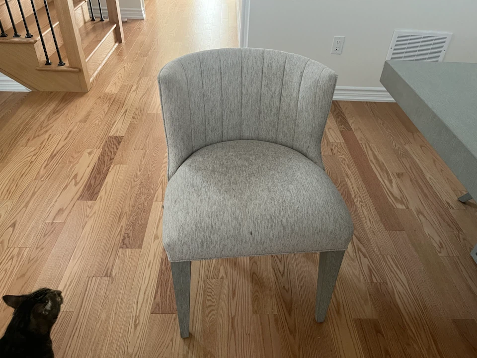 Grey Upholstered Dining Chairs (Set of 4) - photo 2