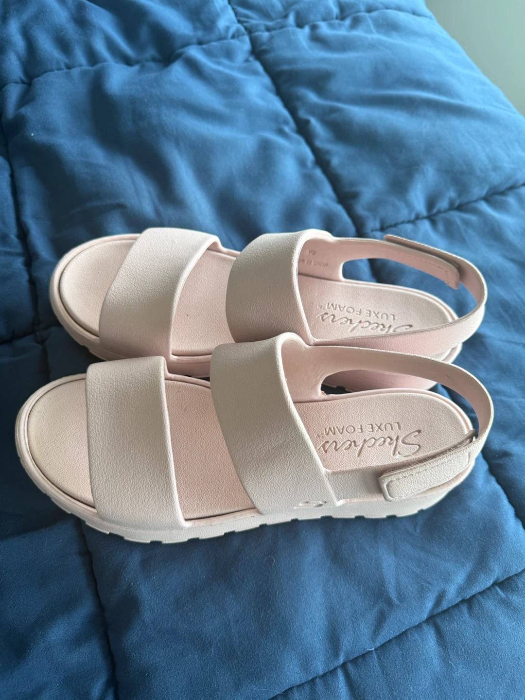 Skechers Luxe Foam Sandals - Pink - Size 10 - photo 5