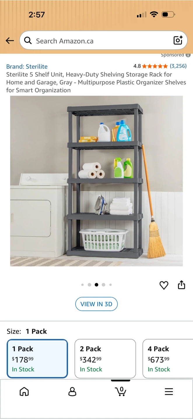 Sterilite 4Shelf Unit - photo 2