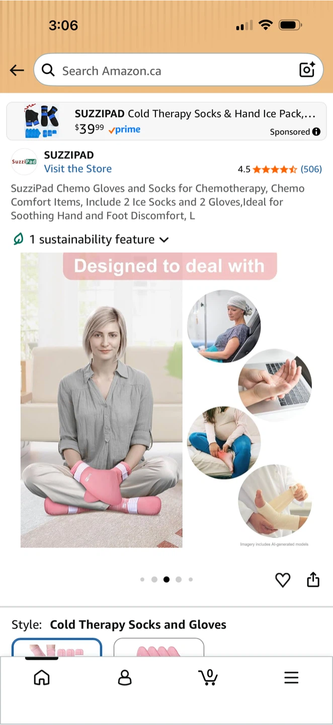 SuzzipPad Cold Therapy Socks and Gloves - photo 2