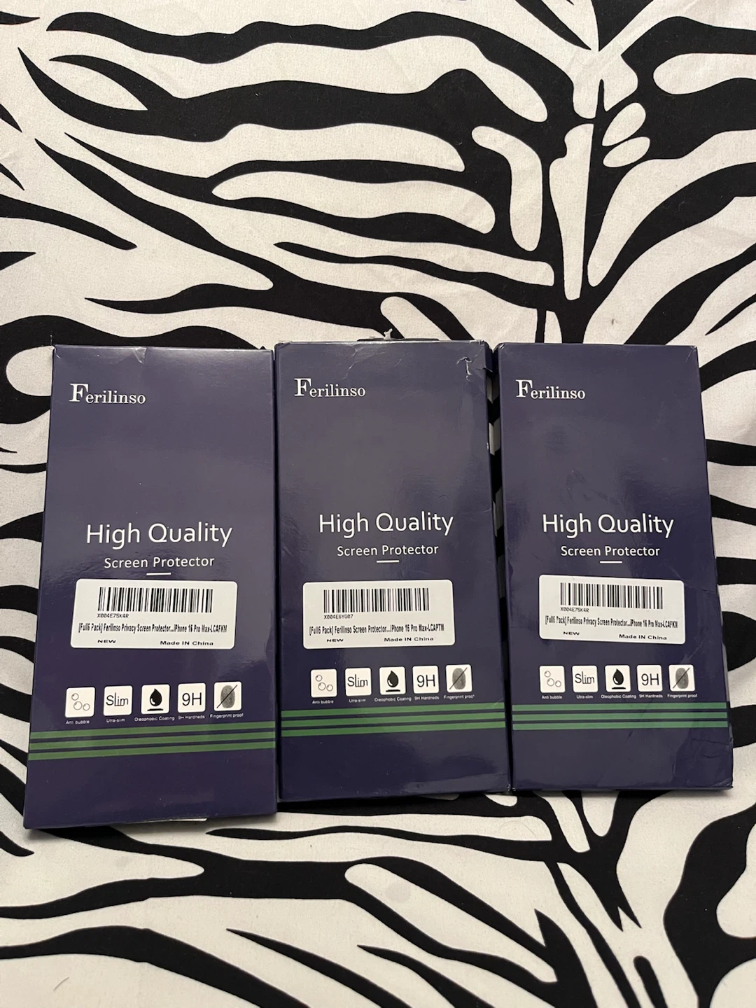 📱 Full 6 Pack Ferilinso Screen Protector Apple iPhone 16 Pro Max
