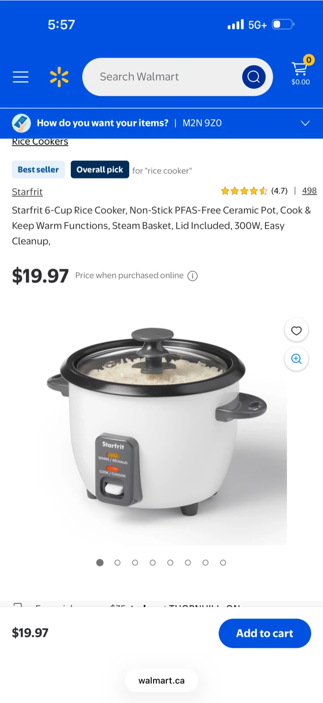 Starfrit 6-Cup Rice Cooker - photo 2