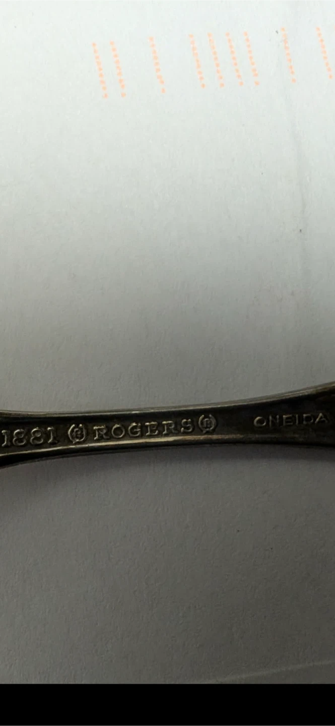 Oneida Wm. Rogers & Son AA Silver Plated Spoons Set in Case - photo 5