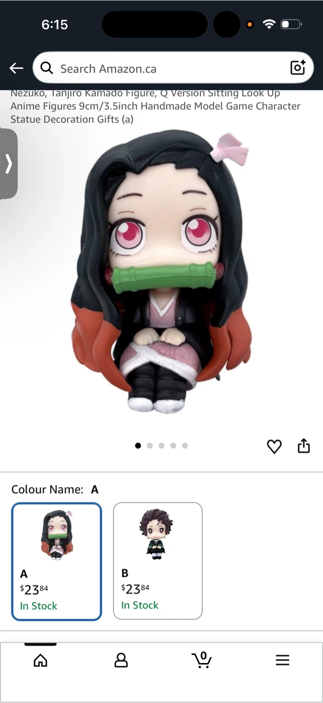 Nezuko Tanjiro Kamado Anime Figure 9cm - photo 2
