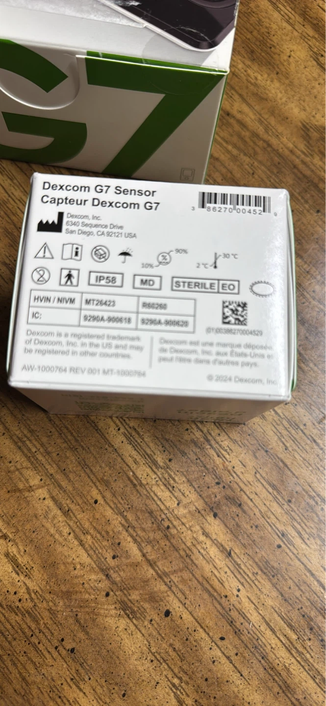 Dexcom G7 Sensor & Receiver - photo 2