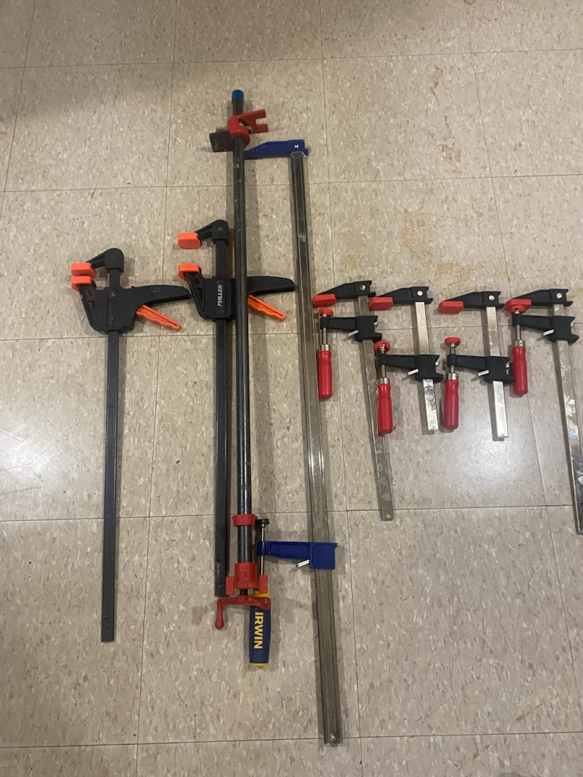 Various Bar Clamps