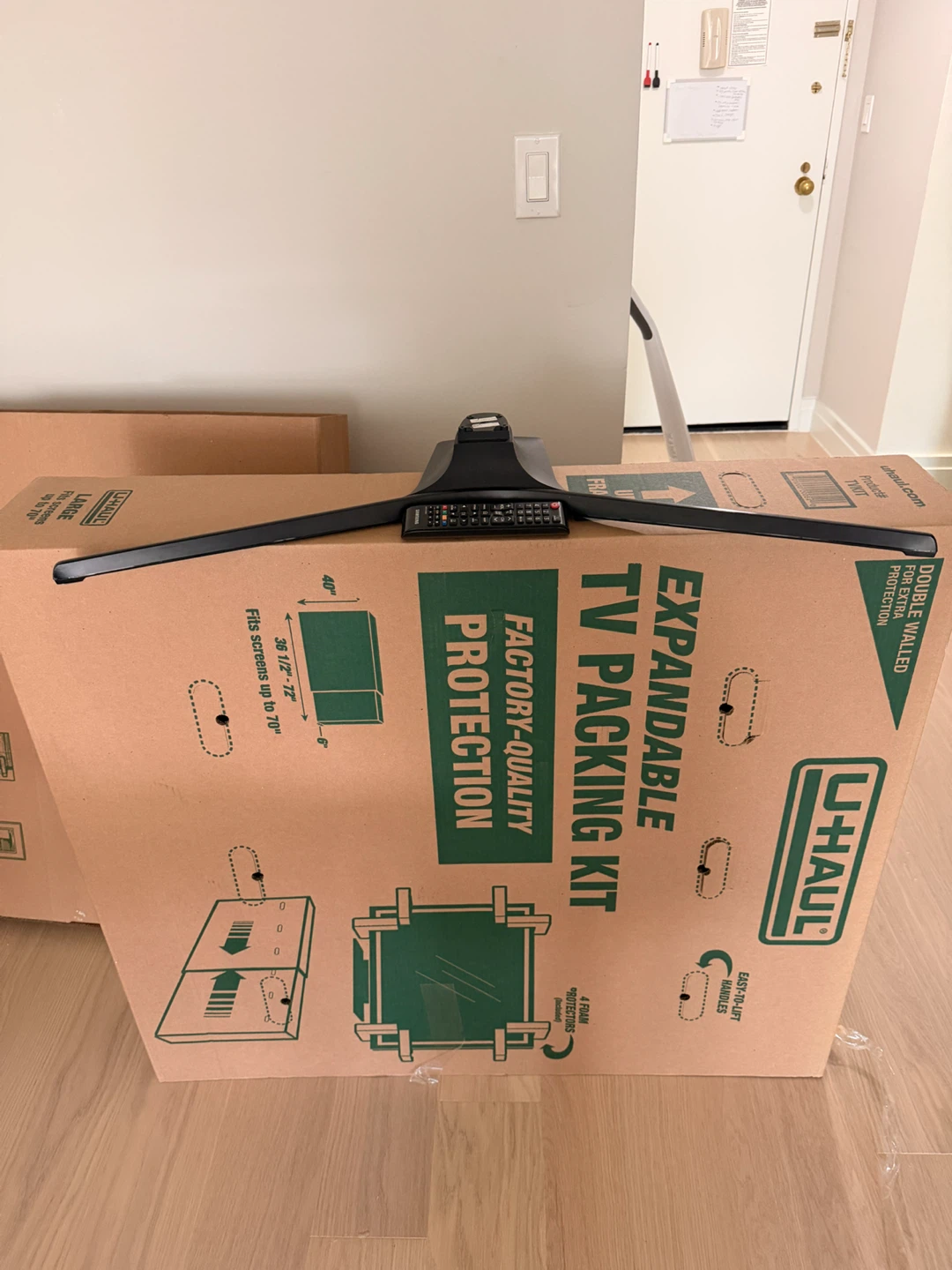 55” Samsung Smart TV with Stand and Remote - photo 2
