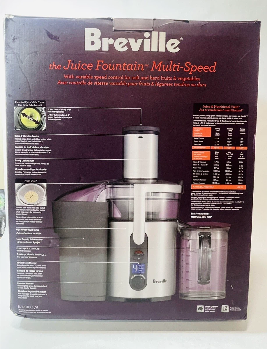 Breville Juice Fountain Multi-Speed Juicer - photo 5