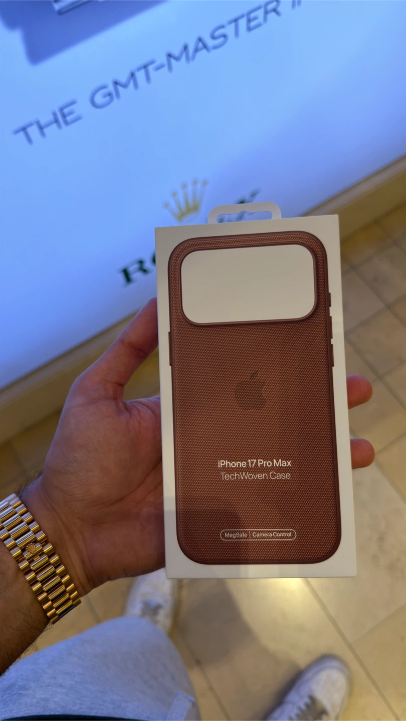 AUTHENTIC Apple iPhone 17 Pro Max TechWoven Case WITH RECEIPT