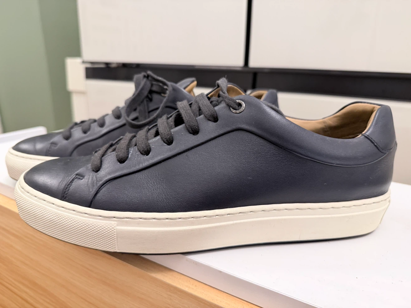 BOSS collection of shoes and Leather Sneakers - photo 2