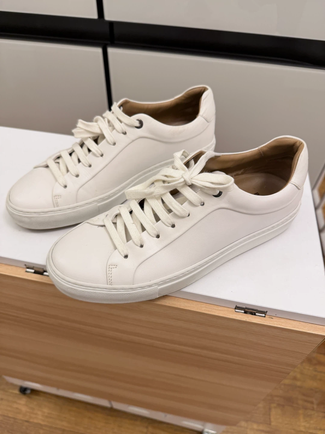 BOSS collection of shoes and Leather Sneakers - photo 3