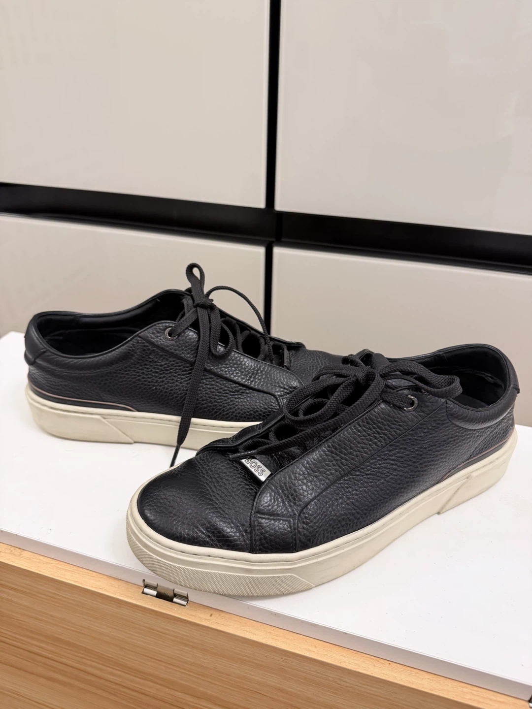 BOSS collection of shoes and Leather Sneakers - photo 4