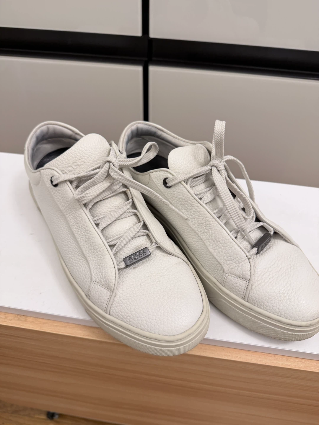 BOSS collection of shoes and Leather Sneakers - photo 5