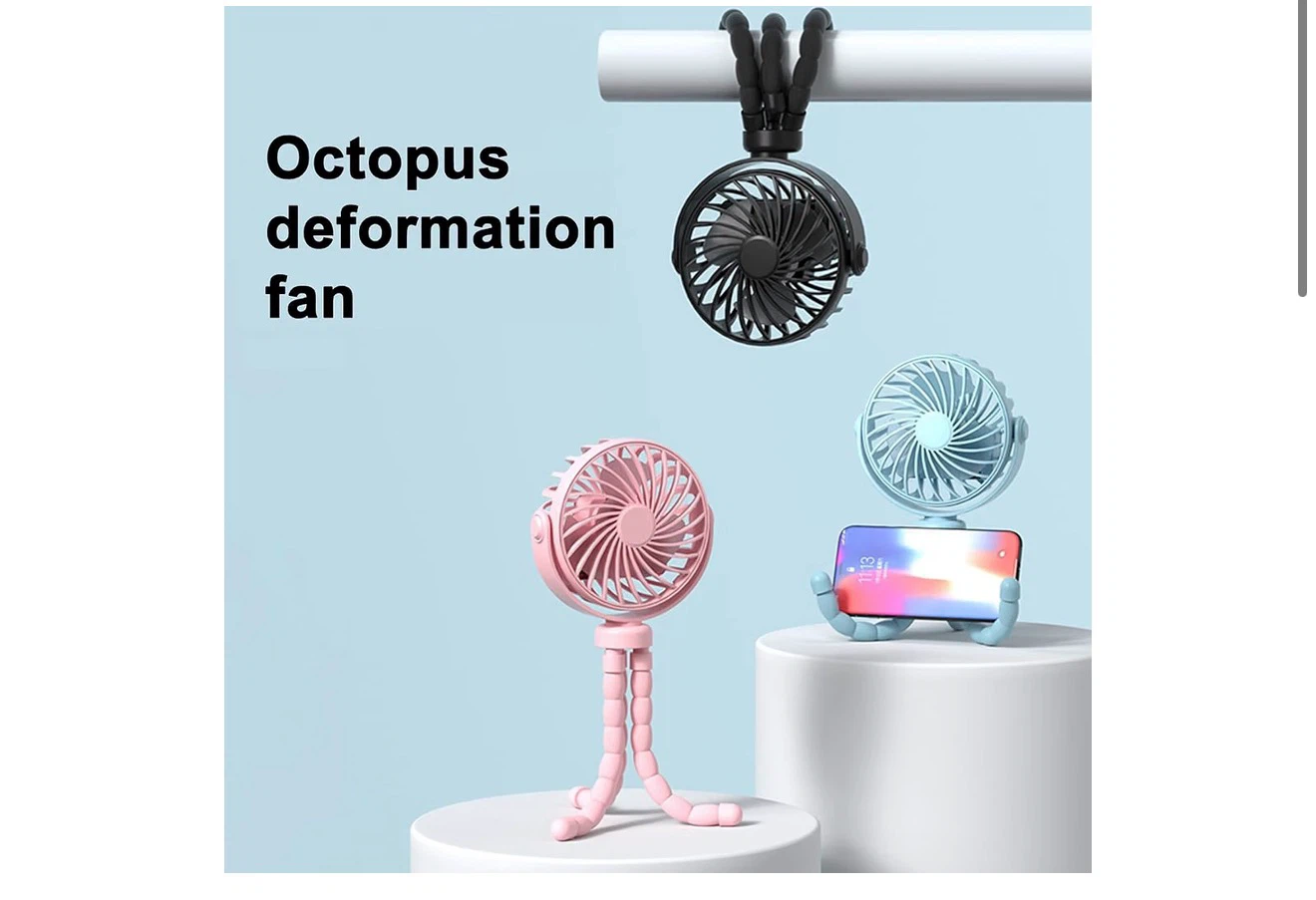 Octopus Deformation Fan - 3-Speed Wind - photo 2
