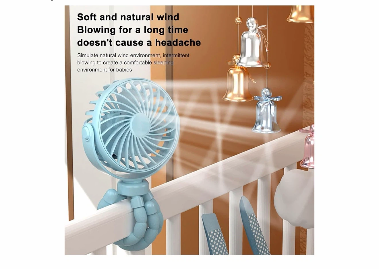 Octopus Deformation Fan - 3-Speed Wind - photo 3