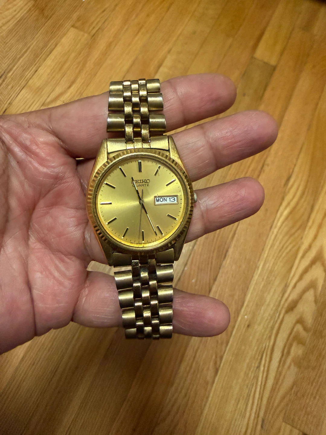 Seiko Gold Tone Quartz Watch