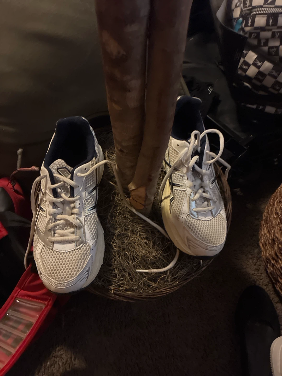 ASICS White Running Shoes
