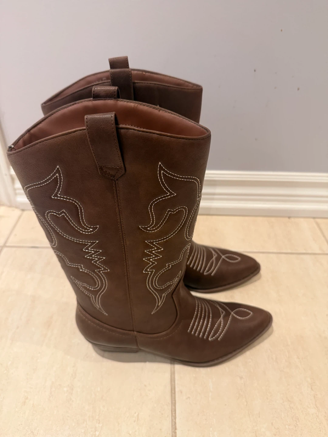 Brown Western Cowboy Boots