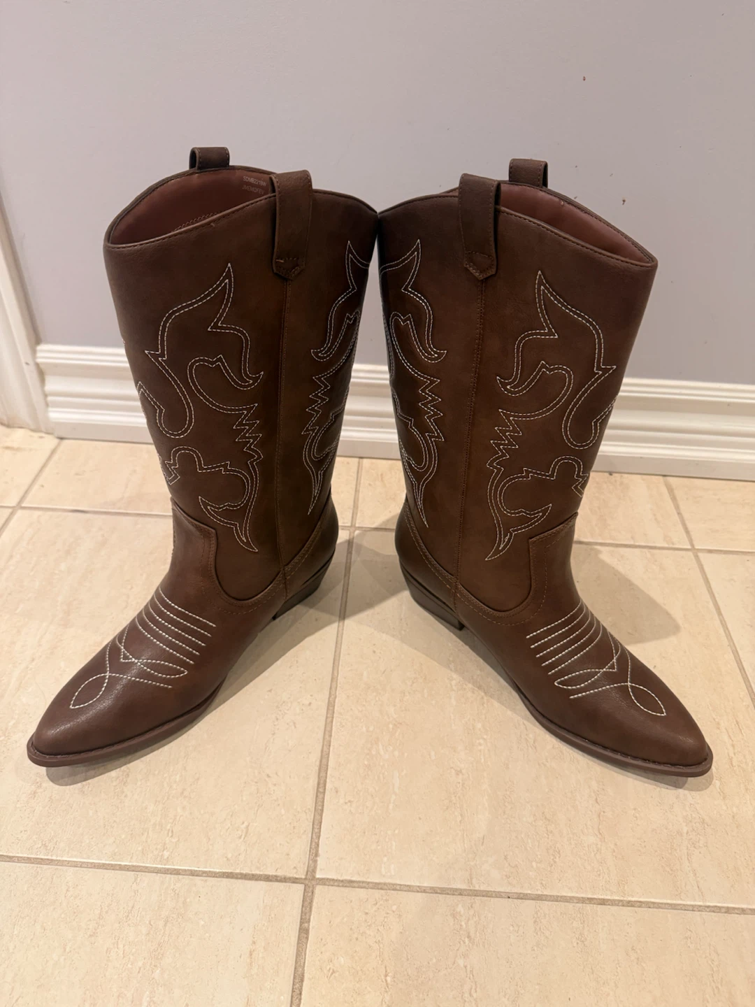 Brown Western Cowboy Boots - photo 4