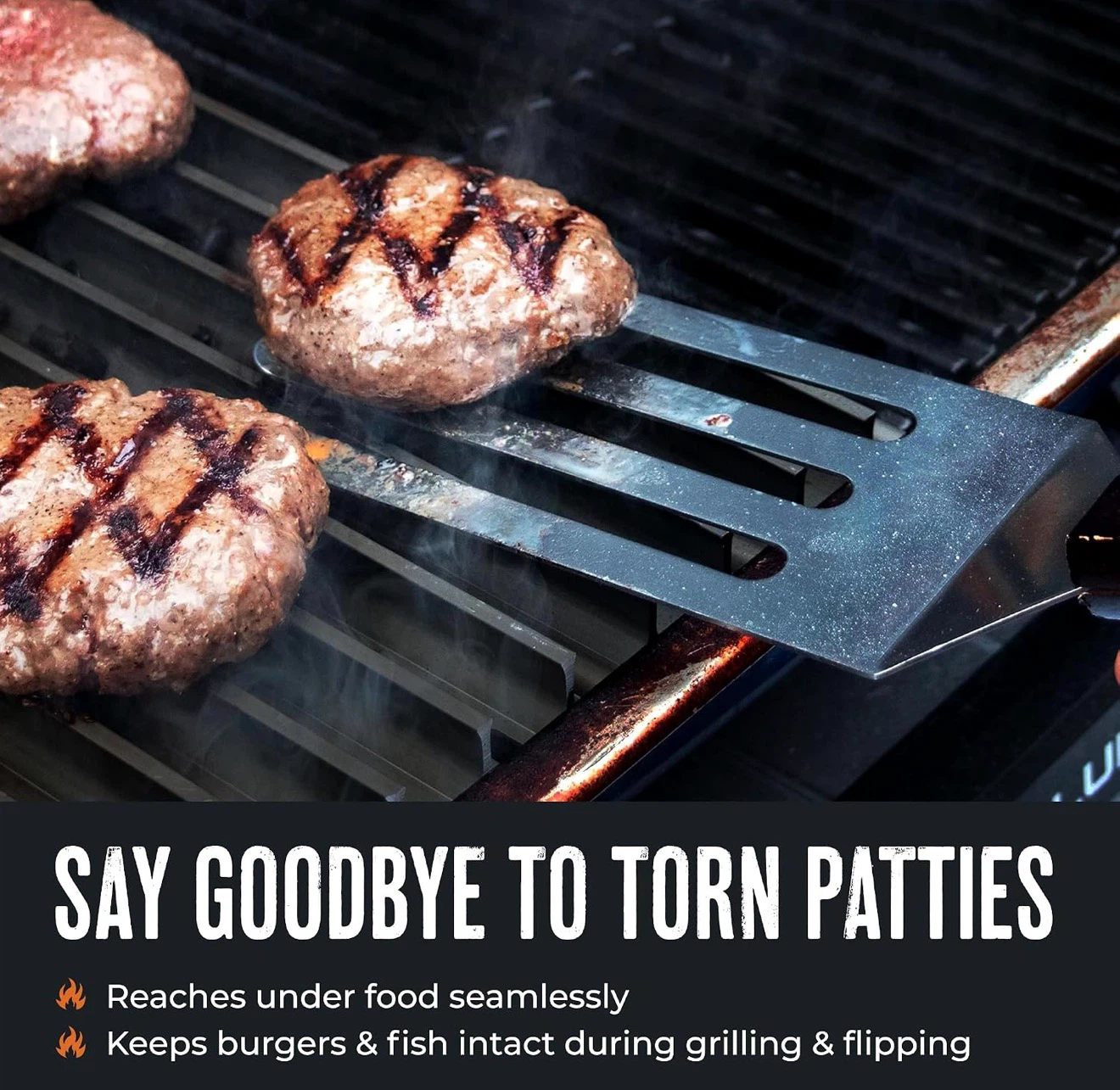 GrillGrate Dual Purpose BBQ Fork Spatula - photo 2