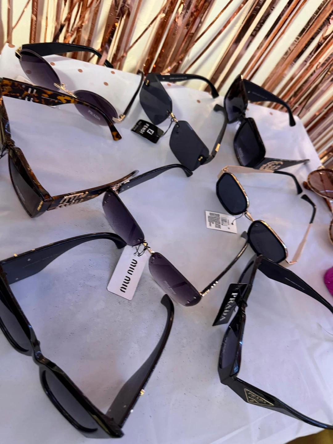 Designer Sunglasses Bundle - Prada, Miu Miu, Fendi