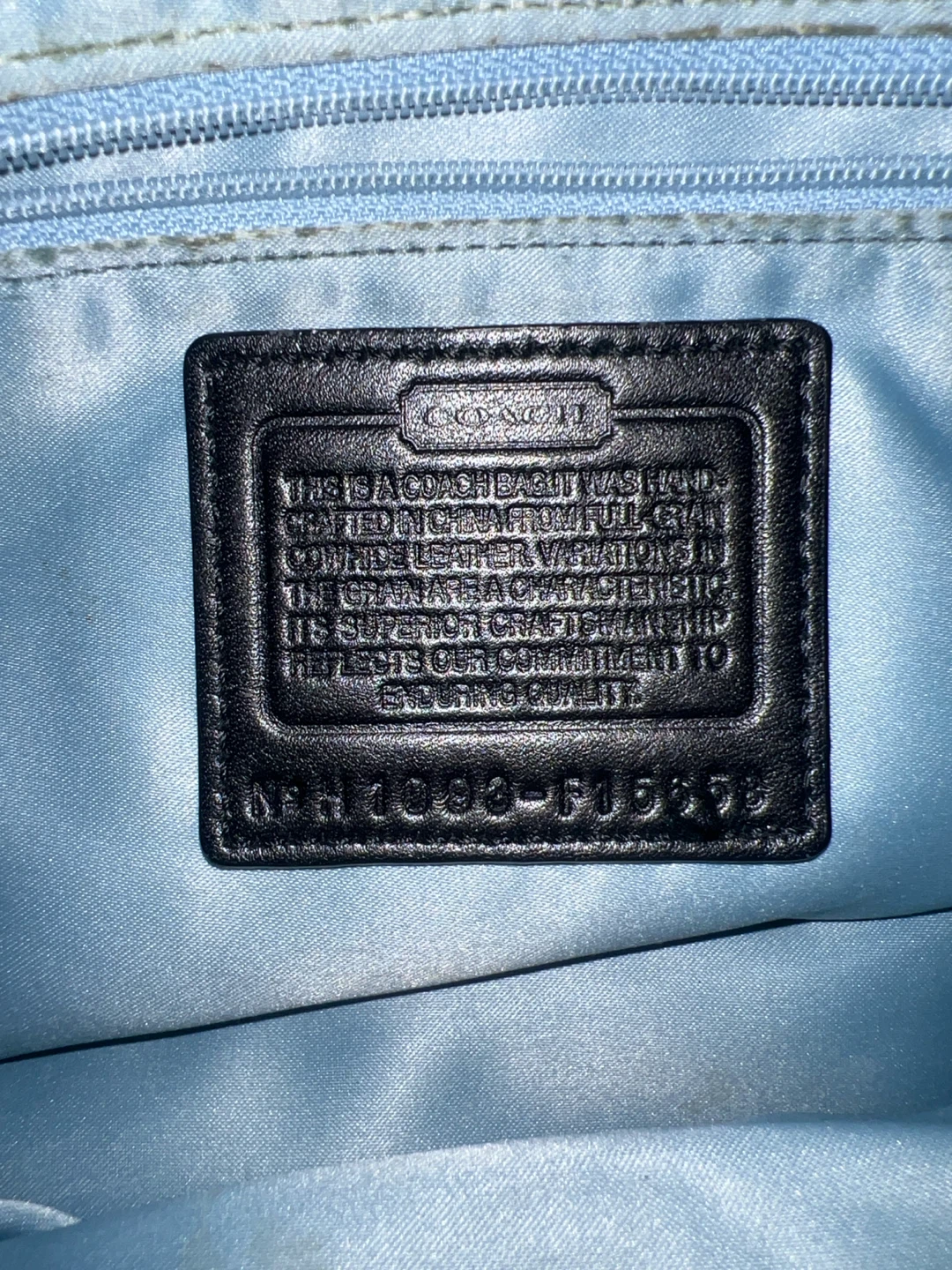 Coach Black Leather Monogram Tote Bag - photo 2