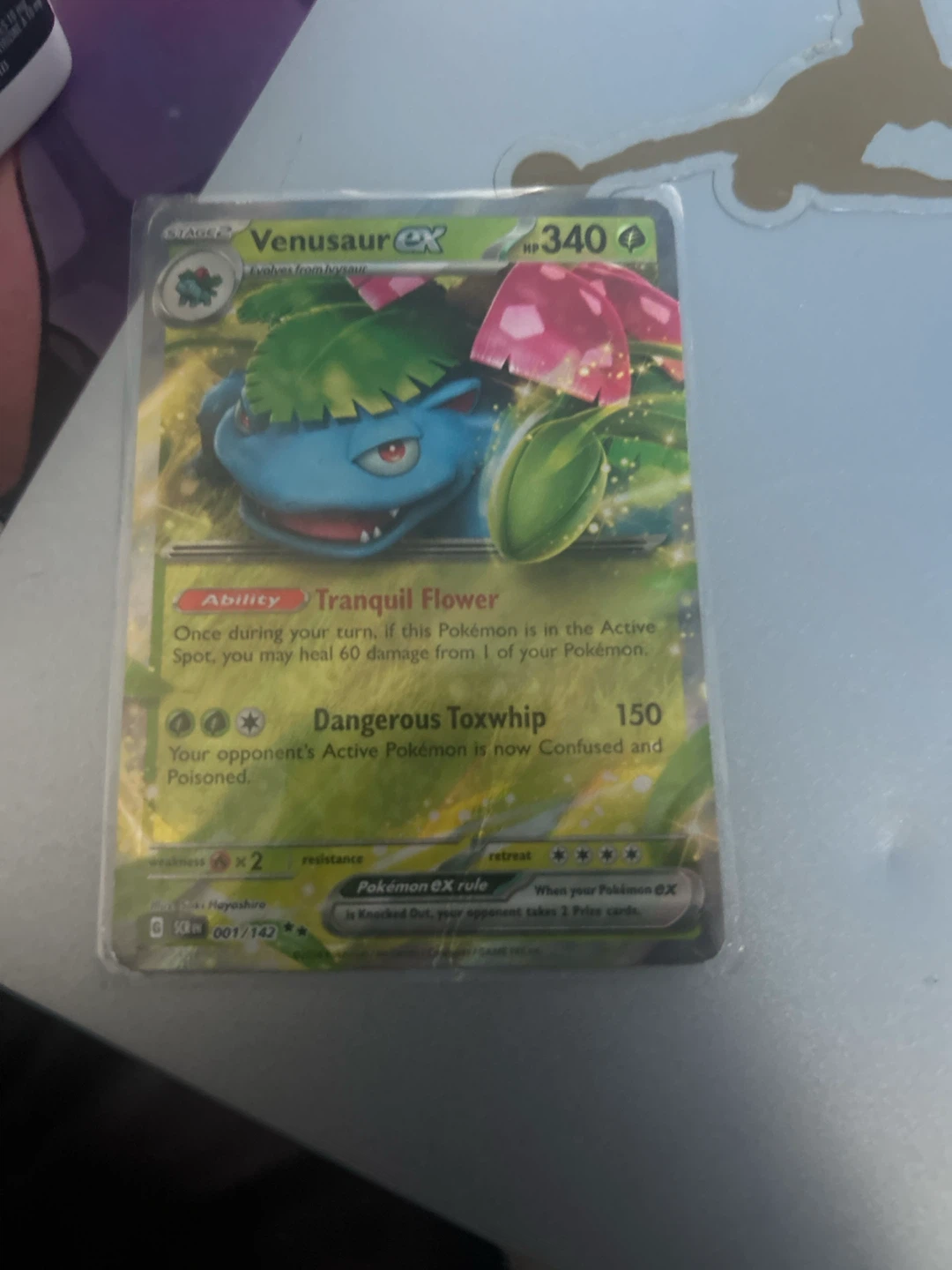 Pokemon EX Venusaur Trading Card