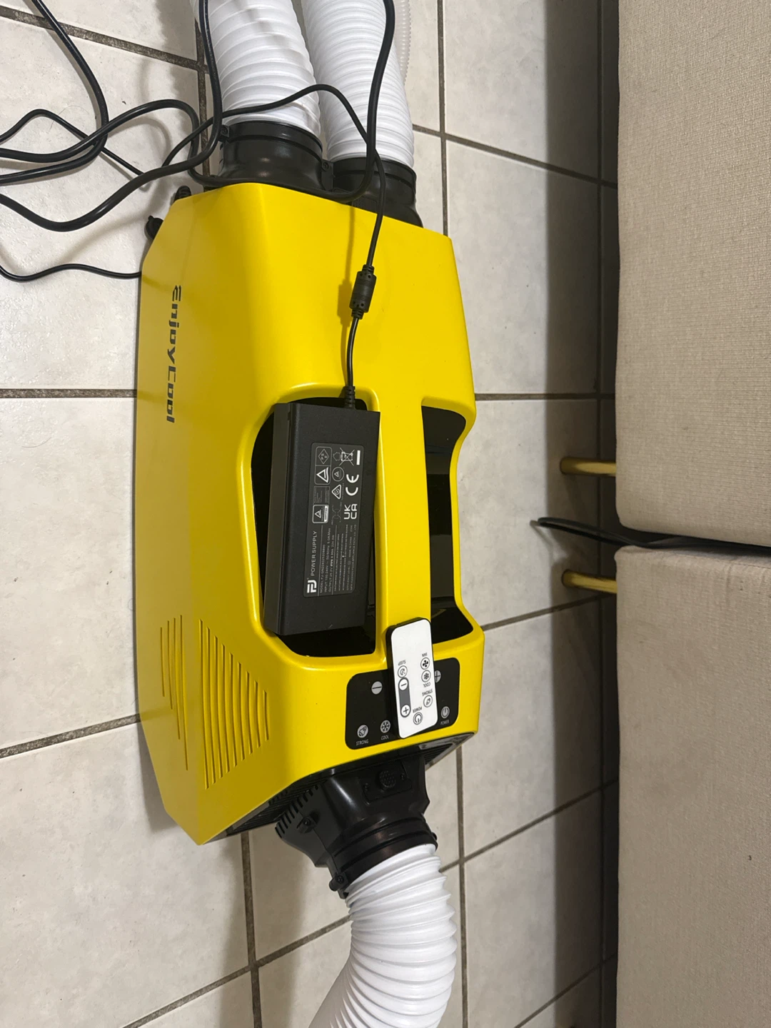 EnjoyCool Yellow Portable Air Conditioner