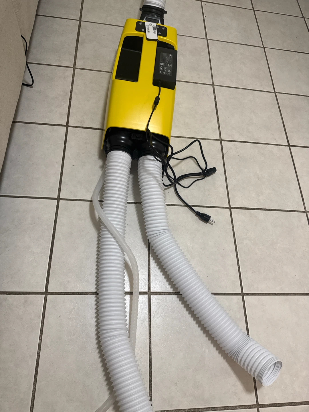 EnjoyCool Yellow Portable Air Conditioner - photo 2
