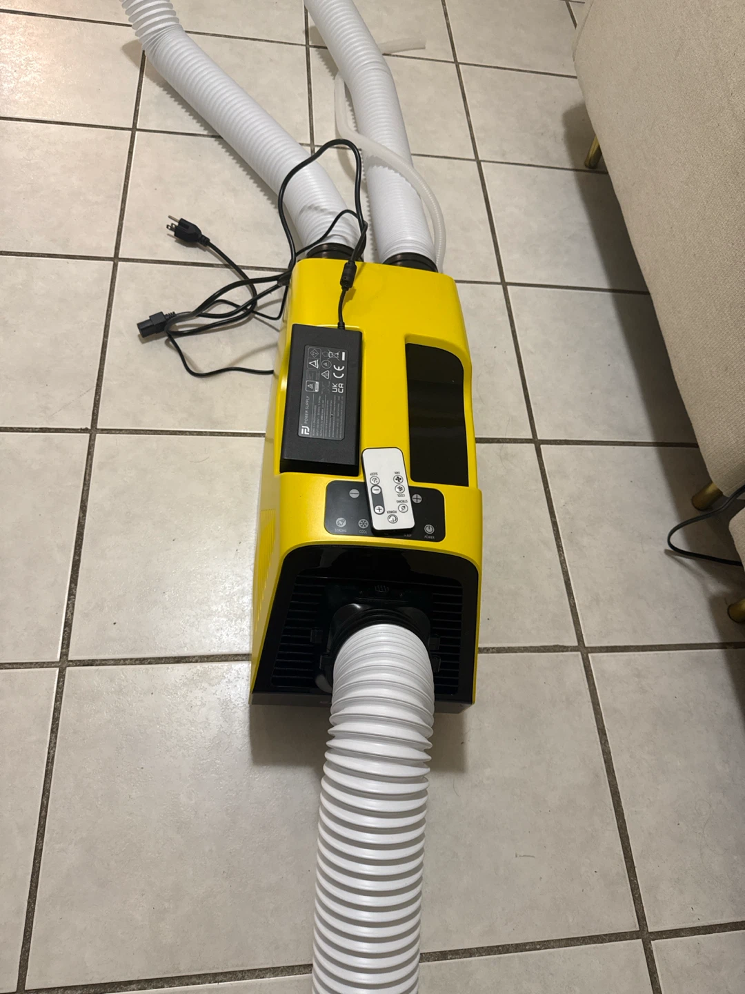 EnjoyCool Yellow Portable Air Conditioner - photo 3