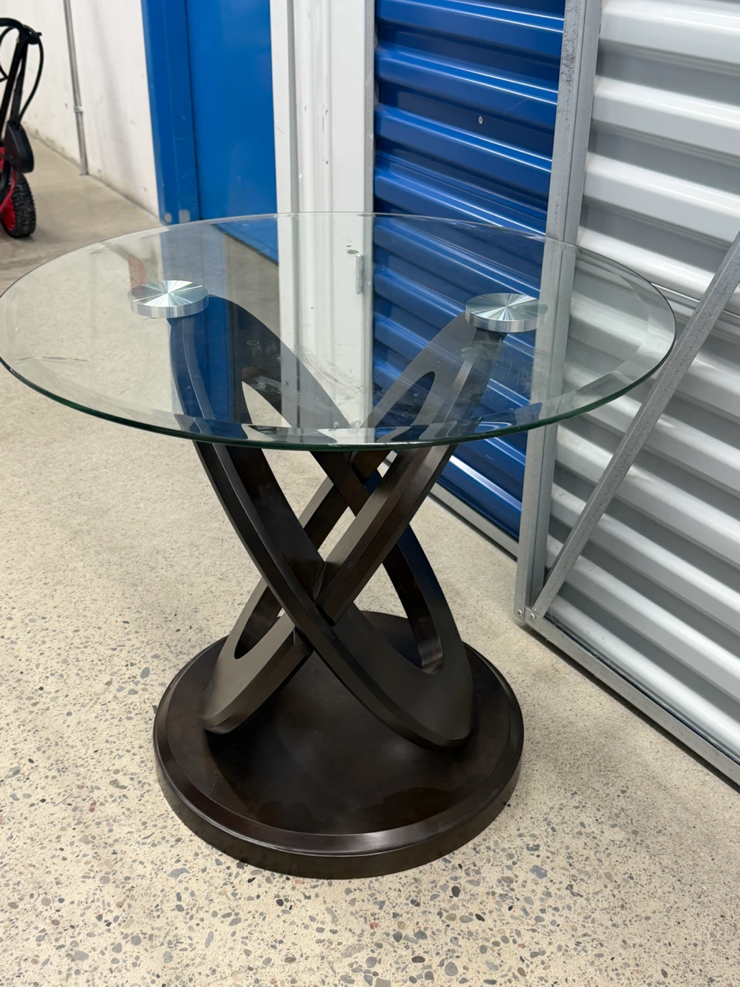 Glass Top Accent Table - photo 2