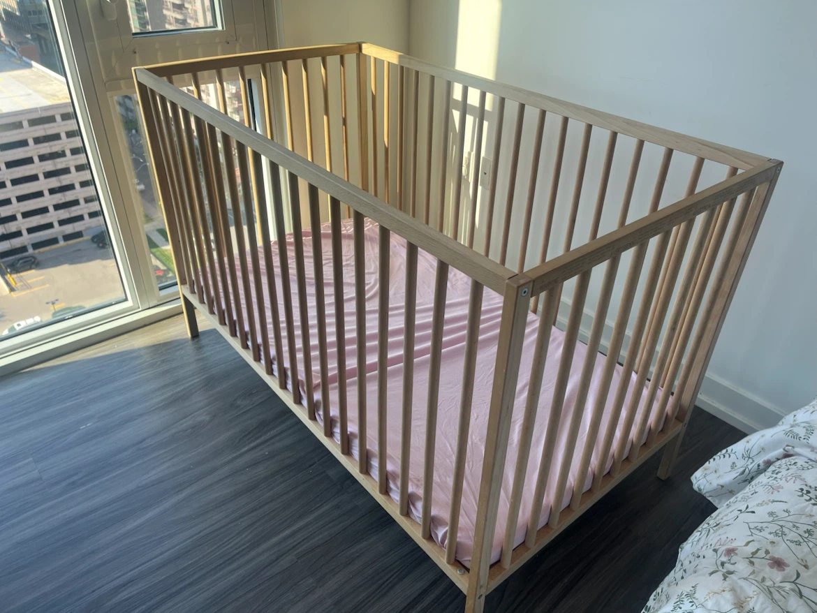 Wooden Baby Crib Ikea - photo 2