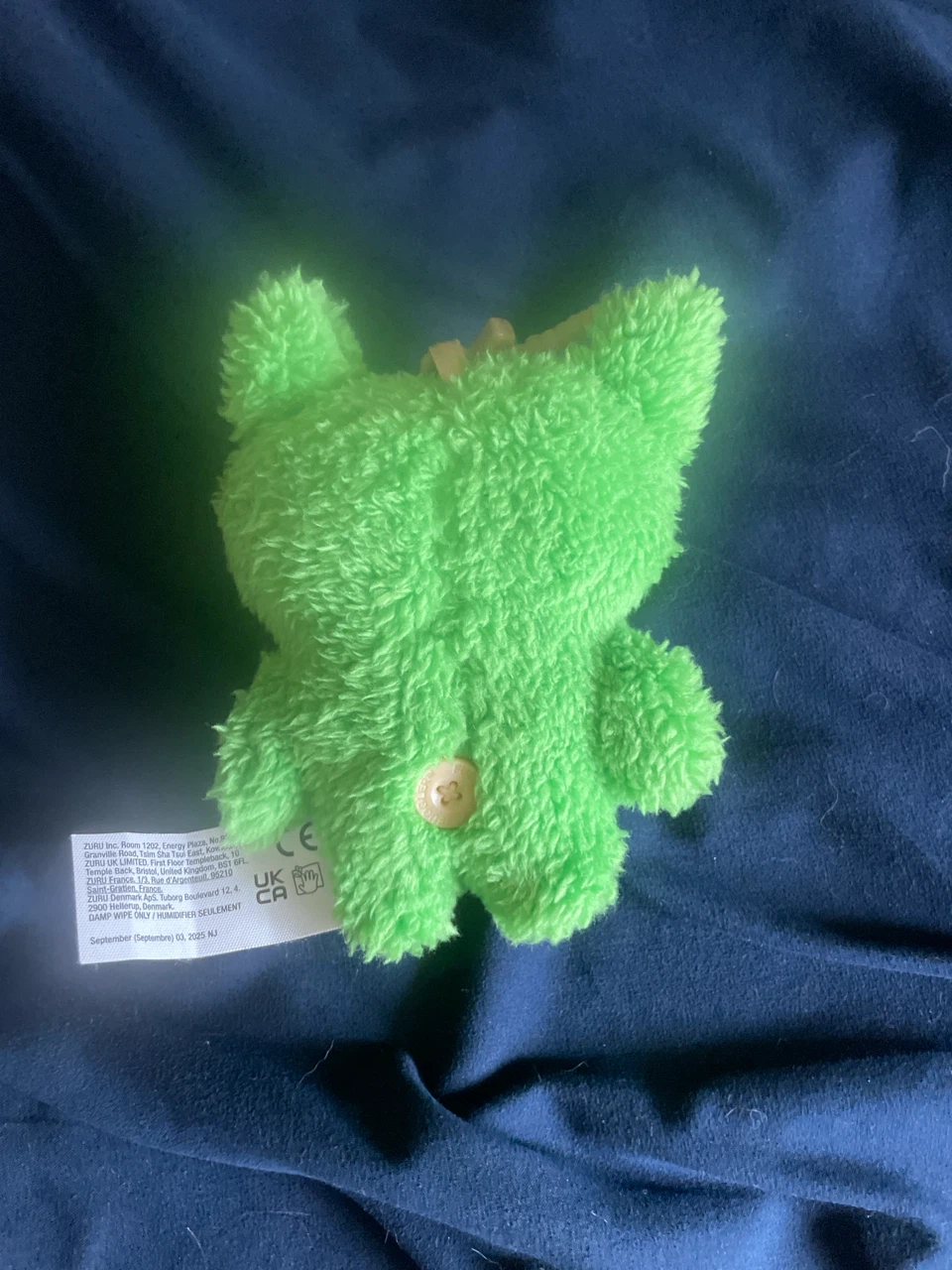 Fuggler: Green Plush Monster Keychain - photo 2