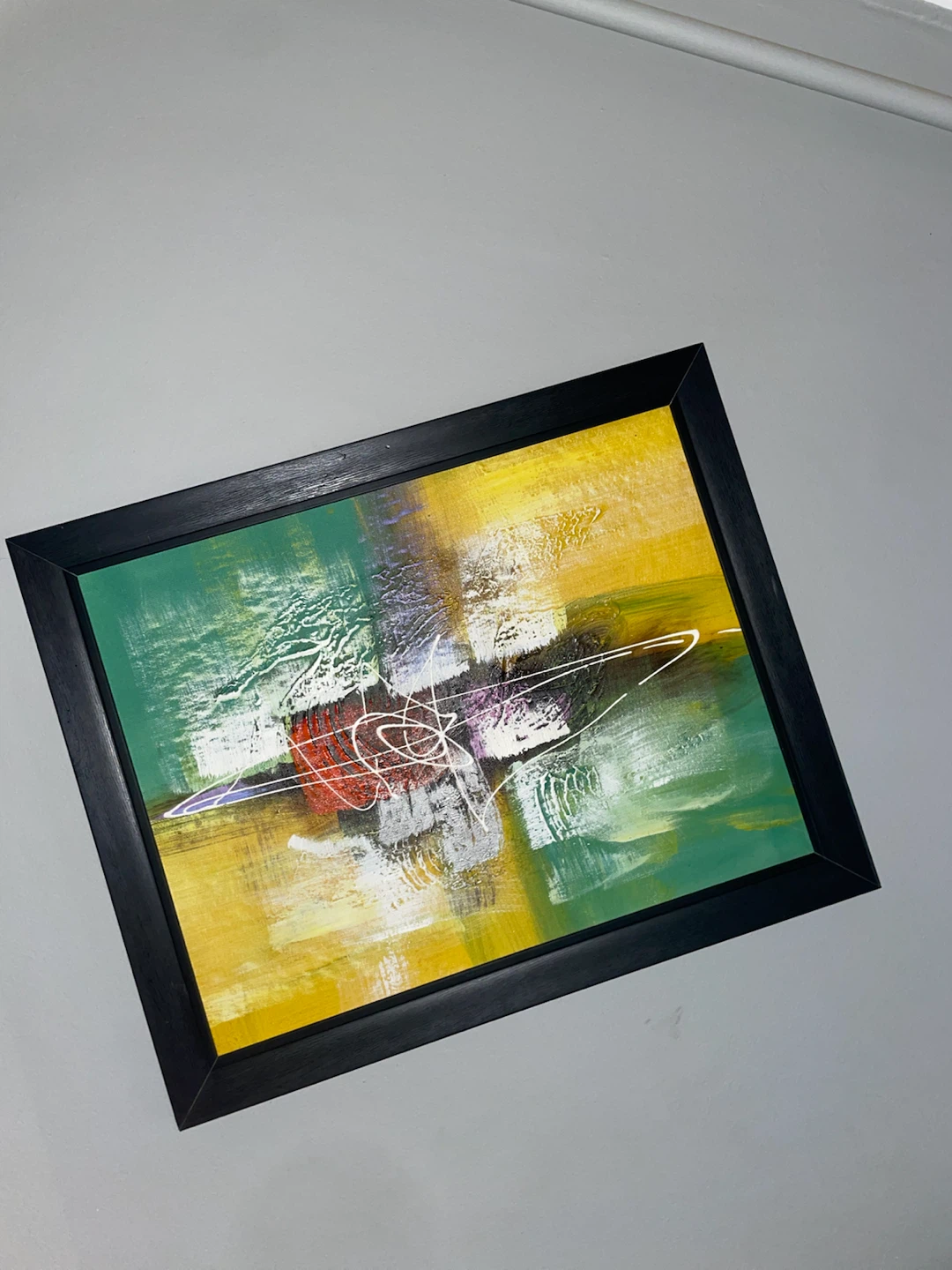 Framed Abstract Painting
