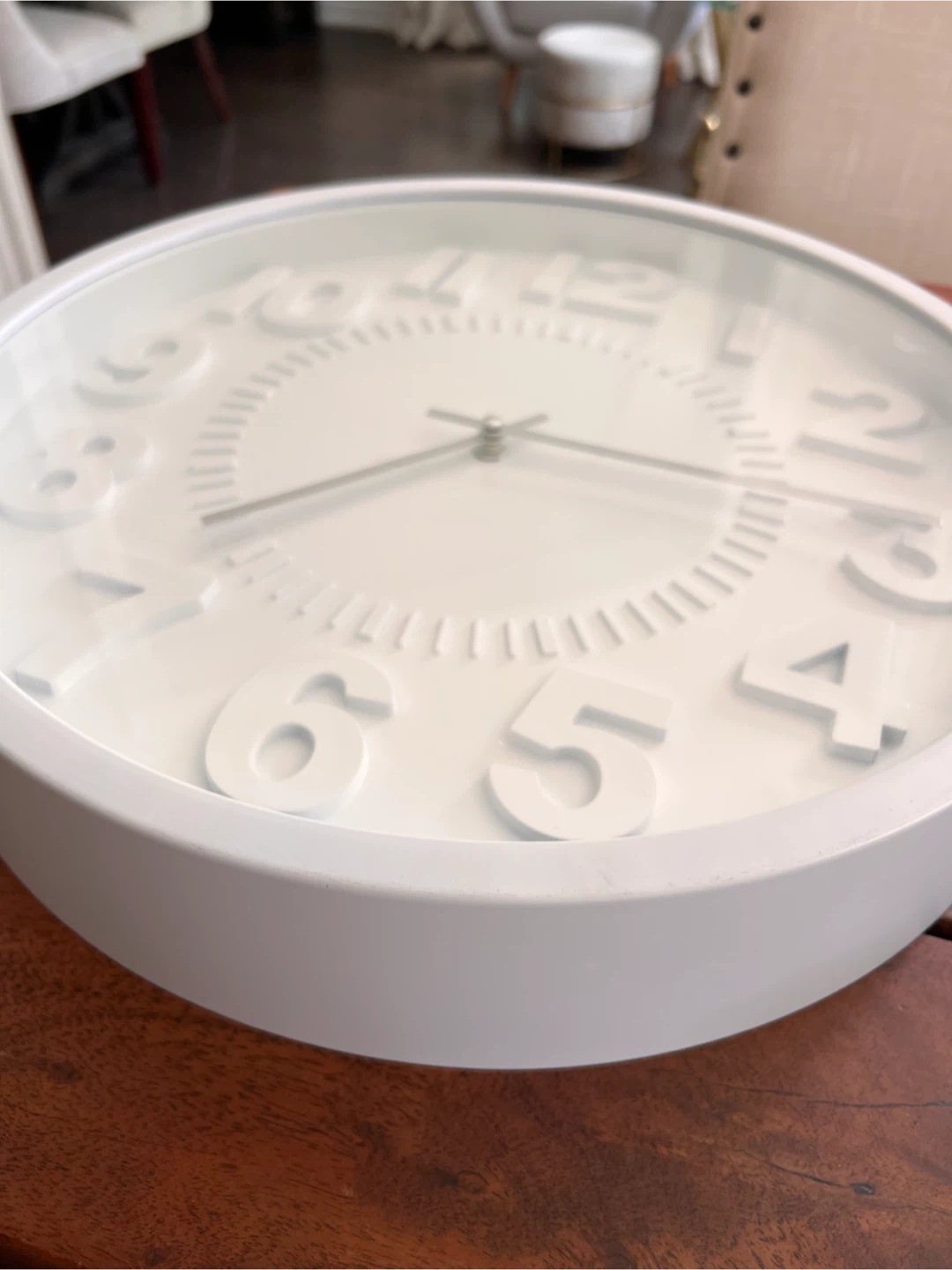 White Modern Wall Clock