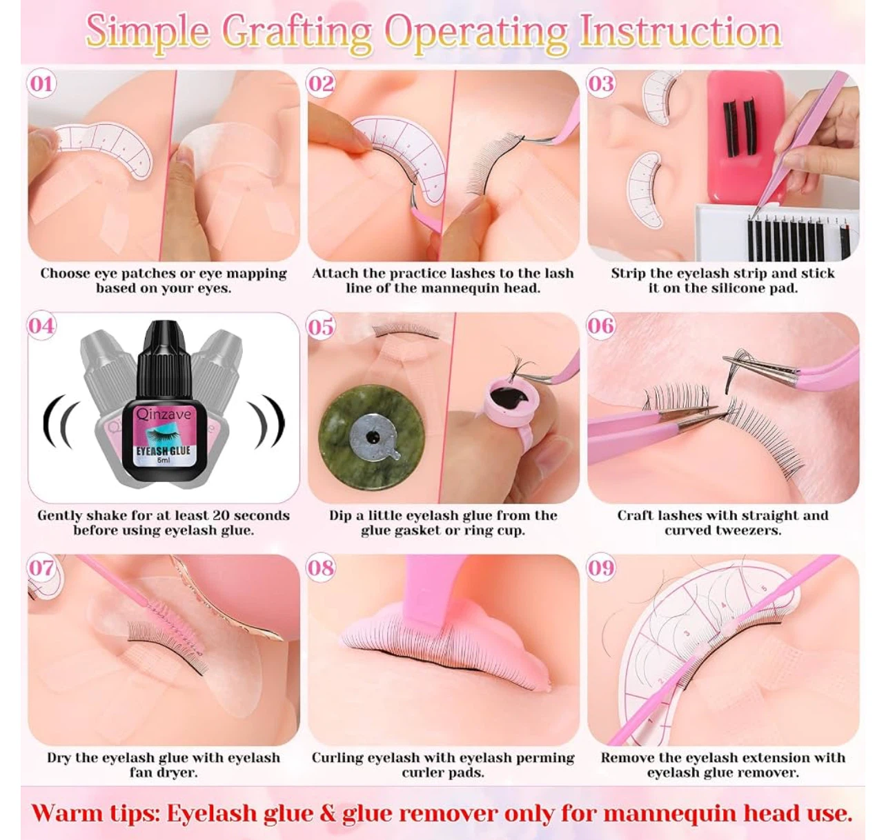 Complete Lash Extension Kit for Beginners 470pcs - photo 5